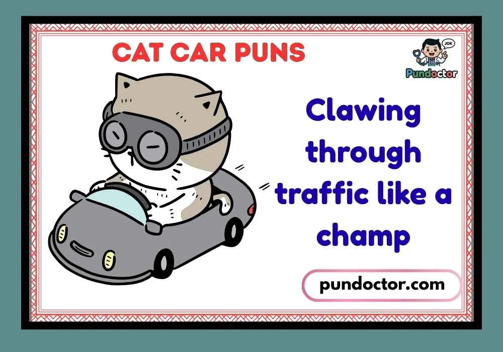 Cat Car Puns