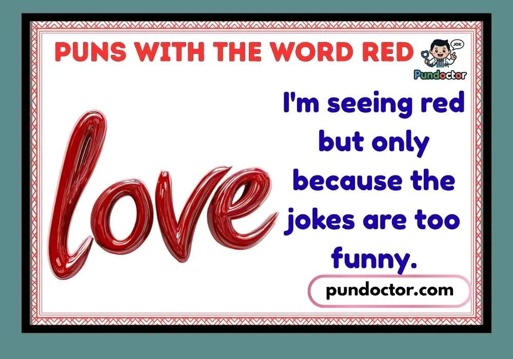 Puns With the Word Red